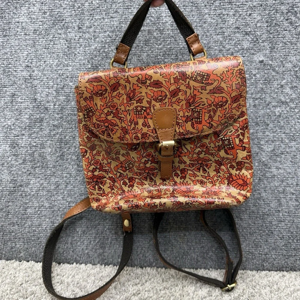 Patricia‎ Nash backpack purse bag India collection elephants floral